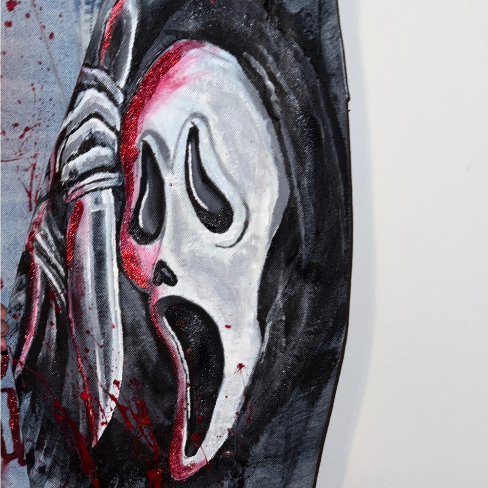 Custom Painted “Scream Jeans” - Picture 5 of 6